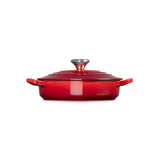 Le Creuset Cast Iron Heart Shape Dish with Lid - Cerise
