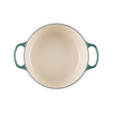 Le Creuset Signature Cast Iron 24cm Christmas Noel Casserole - Artichaut