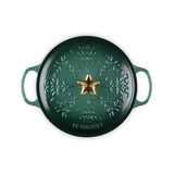 Le Creuset Signature Cast Iron 24cm Christmas Noel Casserole - Artichaut