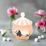 Yvonne Ellen Fine China Sugar Bowl - Panda