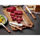 Tramontina 4-Piece Wood Handle Kitchen Knife Set