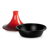 Le Creuset Cast Iron 31cm Round Tagine - Cerise