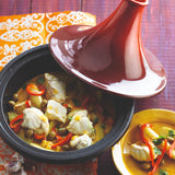 Le Creuset Cast Iron 31cm Round Tagine - Cerise