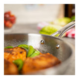 Kuhn Rikon Allround 28cm Stainless Steel Uncoated Frying Pan