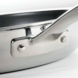 Tramontina 2-Piece Tri-Ply Stainless Steel Ceramic Non-Stick Frying Pan Set