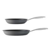 Tramontina 2-Piece Hard Anodised Ceramic Non-Stick Frying Pan Set