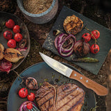 Tramontina Churrasco BBQ Cutlery & Carving Gift Set With Chopping Board- 16-Piece