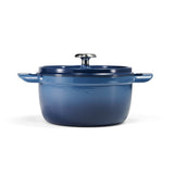Tramontina 22cm Enamelled Cast Iron Round Casserole - Blue