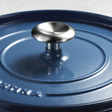 Tramontina 22cm Enamelled Cast Iron Round Casserole - Blue