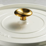 Tramontina 26cm Enamelled Cast Iron Round Casserole - Latte