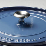 Tramontina 30cm Enamelled Cast Iron Saute Pan with Lid - Blue
