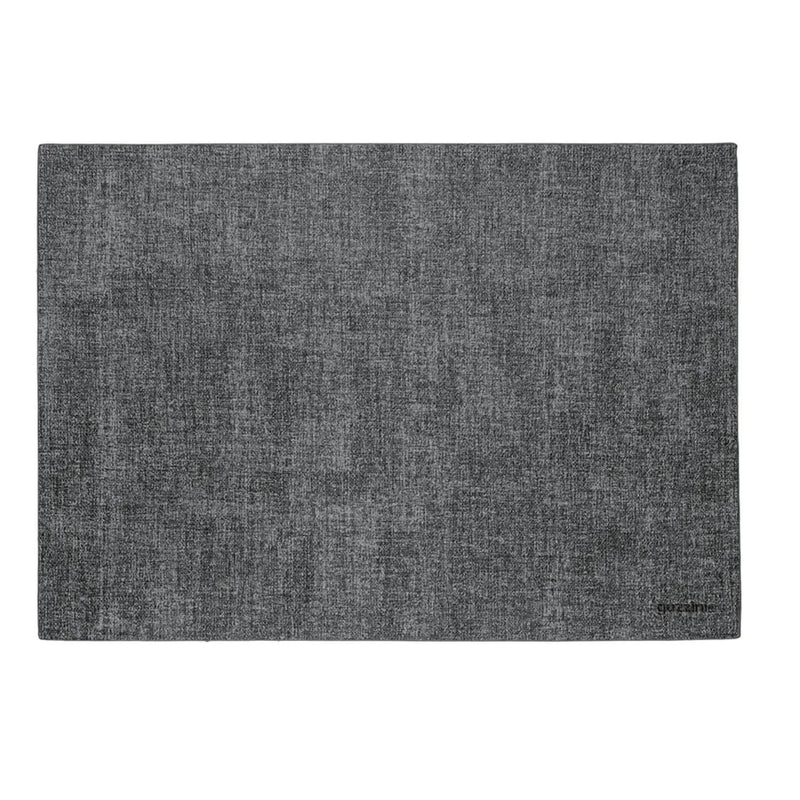 Guzzini Tiffany Reversible Faux Leather Fabric Placemat - Grey