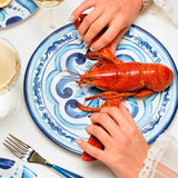 Guzzini Blues Melamine Dinner Plate