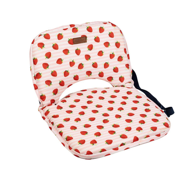 Navigate Strawberries & Cream Adjustable Polyester Picnic Chair - Pink