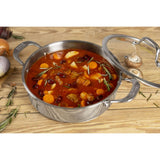 Kuhn Rikon Allround 24cm 3-Litre Stainless Steel Serving Pan with Glass Lid