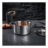 Kuhn Rikon Culinary Fiveply 18cm Stainless Steel Casserole
