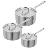 Kuhn Rikon Culinary FivePly 3-Piece Saucepan Set