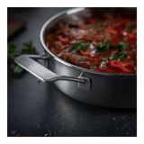 Kuhn Rikon Culinary FivePly 24cm Uncoated Sauté Pan with Lid & Helper Handle