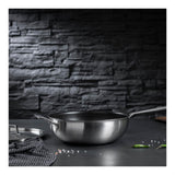 Kuhn Rikon Culinary Fiveply 28cm Non-Stick Wok/Chef's Pan with Lid & Helper Handle