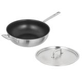 Kuhn Rikon Culinary Fiveply 28cm Non-Stick Wok/Chef's Pan with Lid & Helper Handle