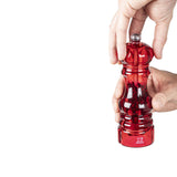 Peugeot Podium 18cm Salt & Pepper Mill Set - Acrylic Red