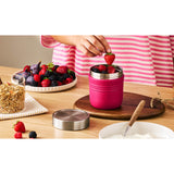 Le Creuset 'On The Go' 500ml Insulated Food Flask - Berry