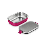 Le Creuset 'On The Go' Stainless Steel 900ml Rectangular Lunch Box - Berry