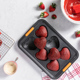Le Creuset 6-Cup Non-Stick Tiered Heart Muffin Tray