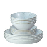 Denby Kiln 12 Piece Dinnerware Set - Blue