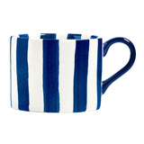 Bia International 350ml Stoneware Stripes Mug - Blue