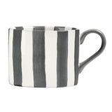 Bia International 350ml Stoneware Stripes Mug - Grey