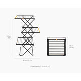 Joseph Joseph AirFrame™ Max 21m Folding Airer with Long Garment Hanging Rails