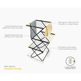 Joseph Joseph AirFrame™ 16m Folding Airer with Long Garment Hanging Rails