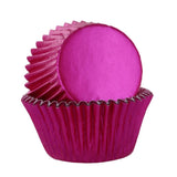 Culpitt Baked With Love Hot Pink Foil Baking Cases - Pack of 50