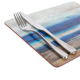 Creative Tops Set Of 4 Premium Placemats - Blue Abstract
