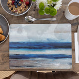 Creative Tops Set Of 4 Premium Placemats - Blue Abstract