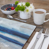 Creative Tops Set Of 4 Premium Placemats - Blue Abstract