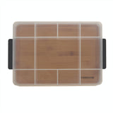 Farberware Build-a-Board 30cm x 40.5cm Snacklebox Bamboo Board with Lid - Large