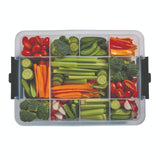 Farberware Build-a-Board 30cm x 40.5cm Snacklebox Polypropylene Board with Lid - Large