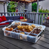 Farberware Build-a-Board 30cm x 40.5cm Snacklebox Polypropylene Board with Lid - Large