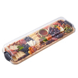 Farberware Build-a-Board 17.5cm x 56cm Rectangular Bamboo Platter with Lid
