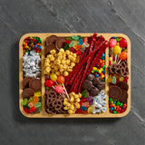 Farberware Build-a-Board 40.5cm x 30.5cm Rectangular Divided Bamboo Board with Lid