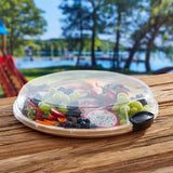 Farberware Build-a-Board 35.5cm Round Bamboo Snack Serving Board with Lid