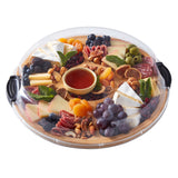 Farberware Build-a-Board 35.5cm Round Divided Serving Board with Lid