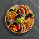 Farberware Build-a-Board 35.5cm Round Divided Serving Board with Lid