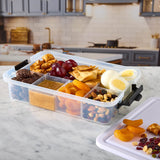 Farberware Build-a-Board 20cm x 32cm Snacklebox Polypropylene Board with Lid - Small