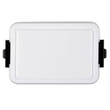 Farberware Build-a-Board 20cm x 32cm Snacklebox Polypropylene Board with Lid - Small