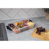 Farberware Build-a-Board 20cm x 33cm Snacklebox Bamboo Board with Lid - Small