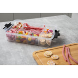 Farberware Build-a-Board 20cm x 32cm Snacklebox Polypropylene Board with Lid - Small