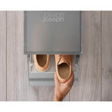 Joseph Joseph 2-Piece Premium ShoeCase Stackable Shoe Storage Box - Grey